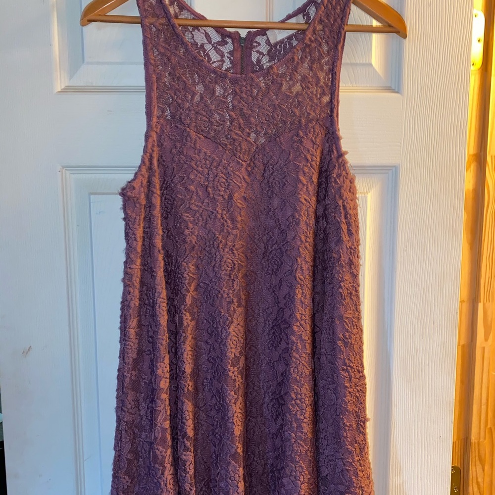 Purple lace dress from Altar’d State